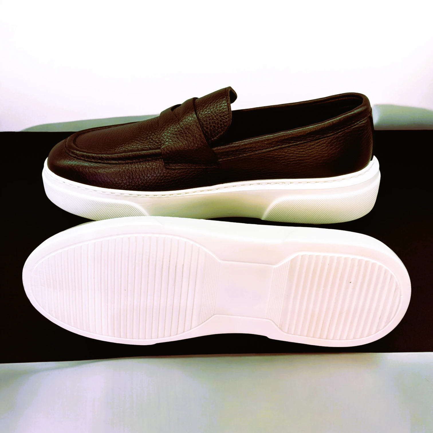 STEPMI HAKİKİ DERİ KAHVERENGİ LOAFER