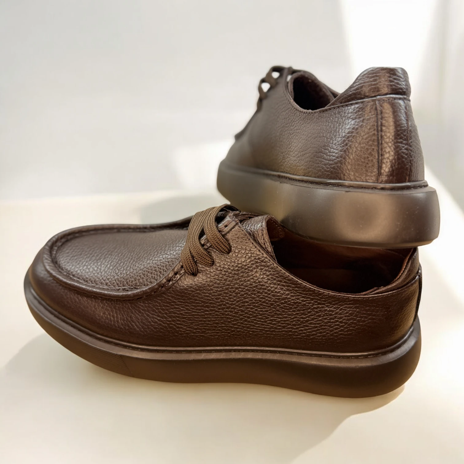 STEPMI HAKİKİ DERİ KAHVERENGİ CASUAL