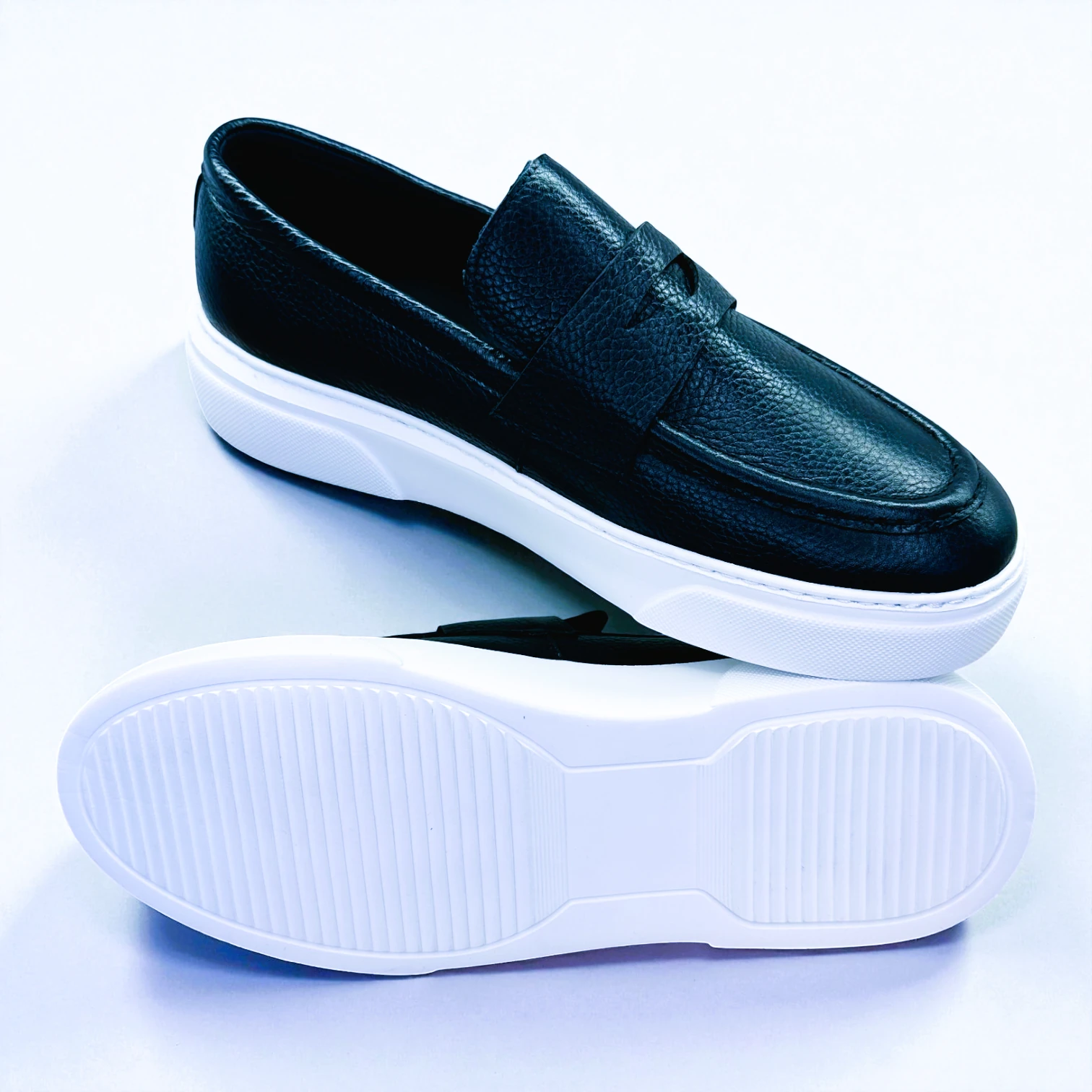 STEPMI HAKİKİ DERİ LACİVERT LOAFER