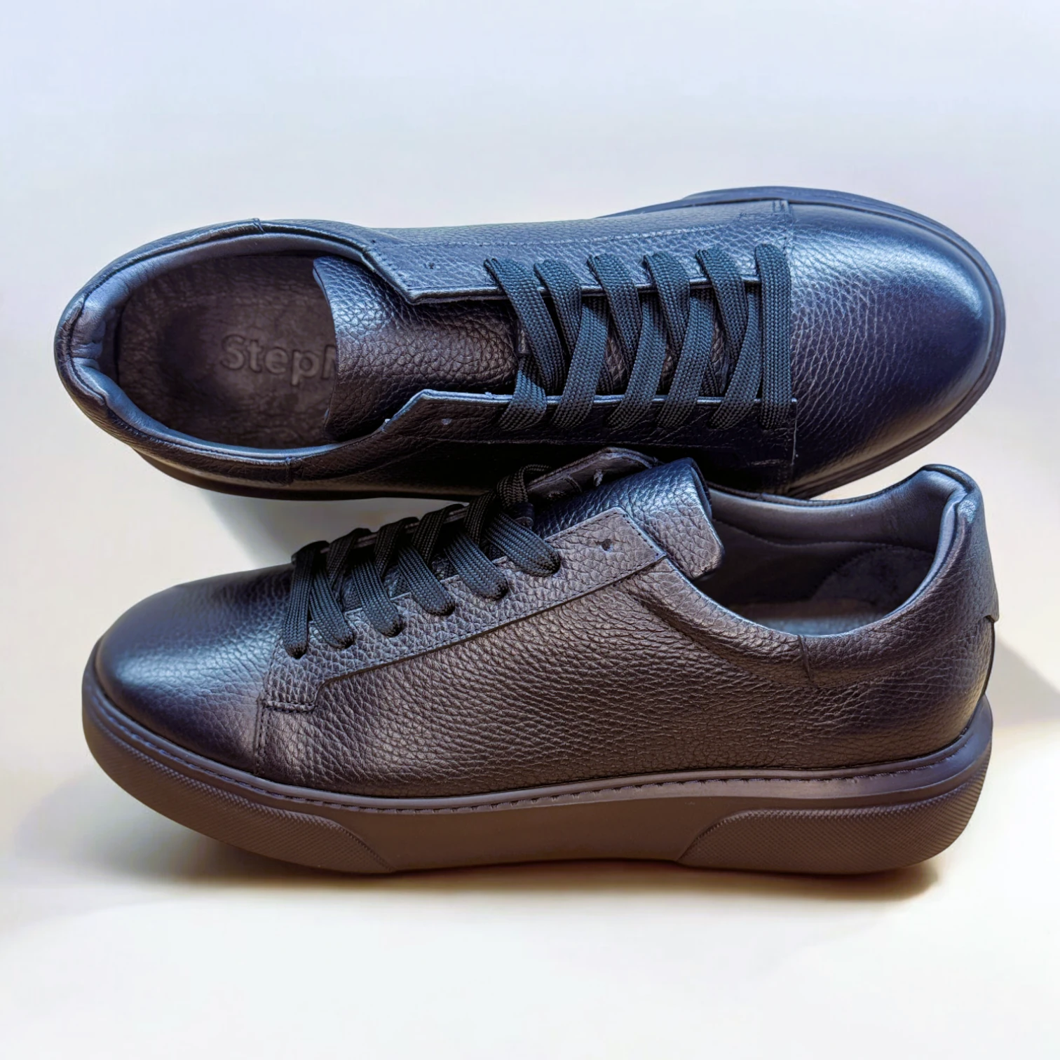 STEPMI HAKİKİ DERİ LACİVERT SNEAKER