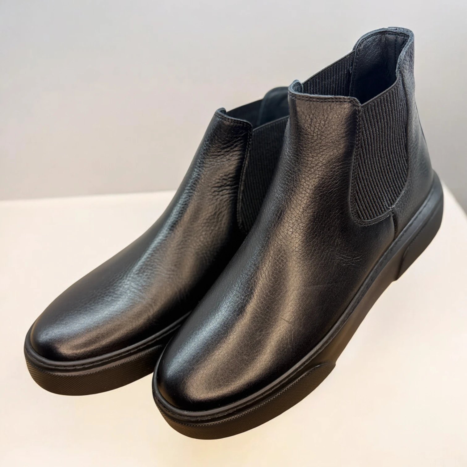 STEPMI HAKİKİ DERİ SİYAH BOT