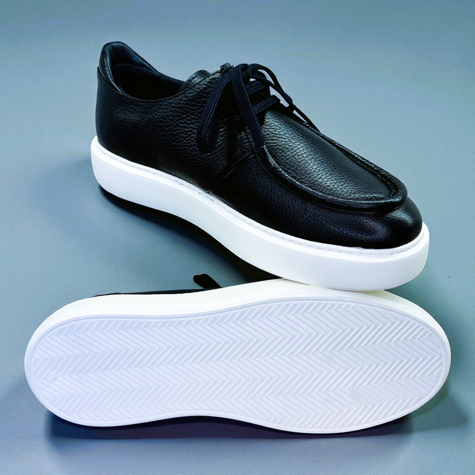 STEPMI HAKİKİ DERİ LACİVERT CASUAL