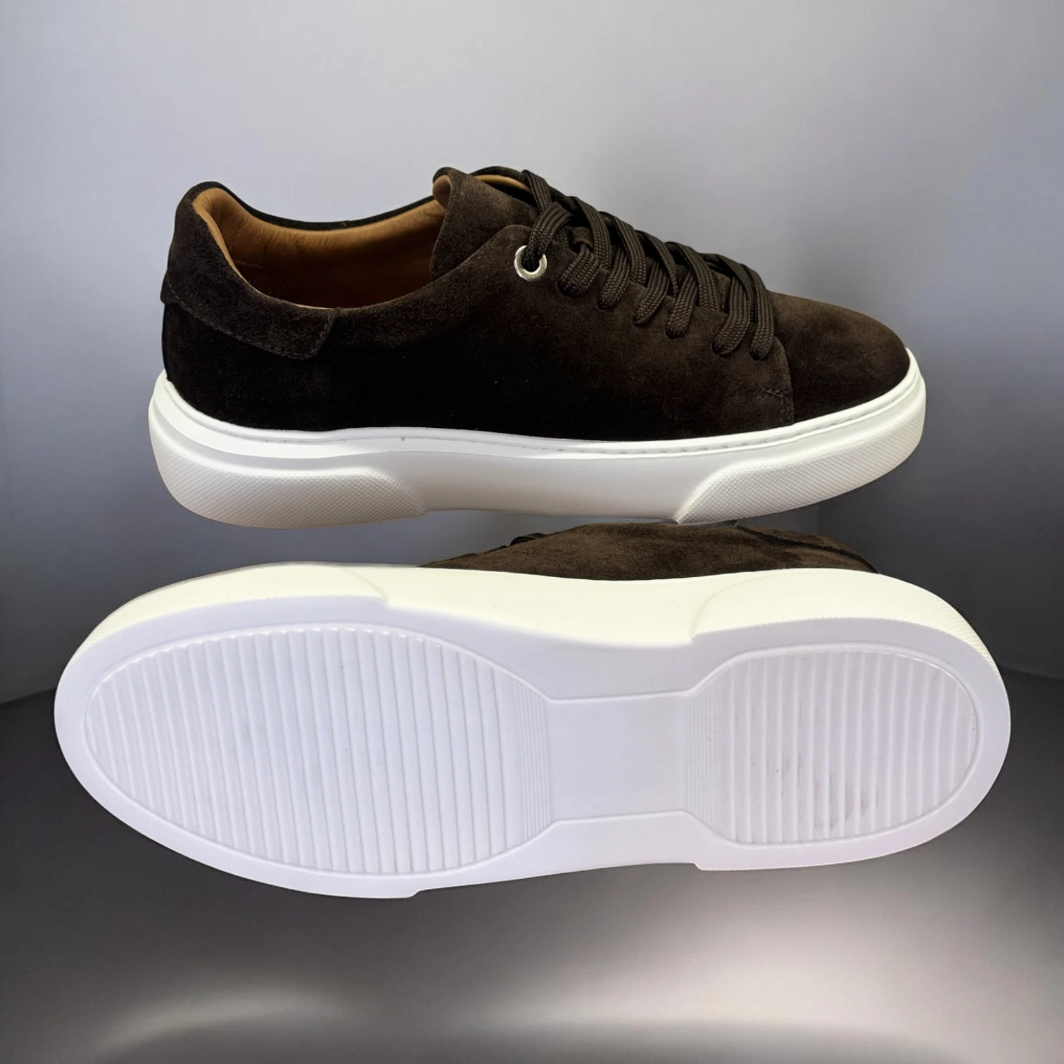 STEPMI HAKİKİ DERİ KAHVERENGİ SÜET SNEAKER