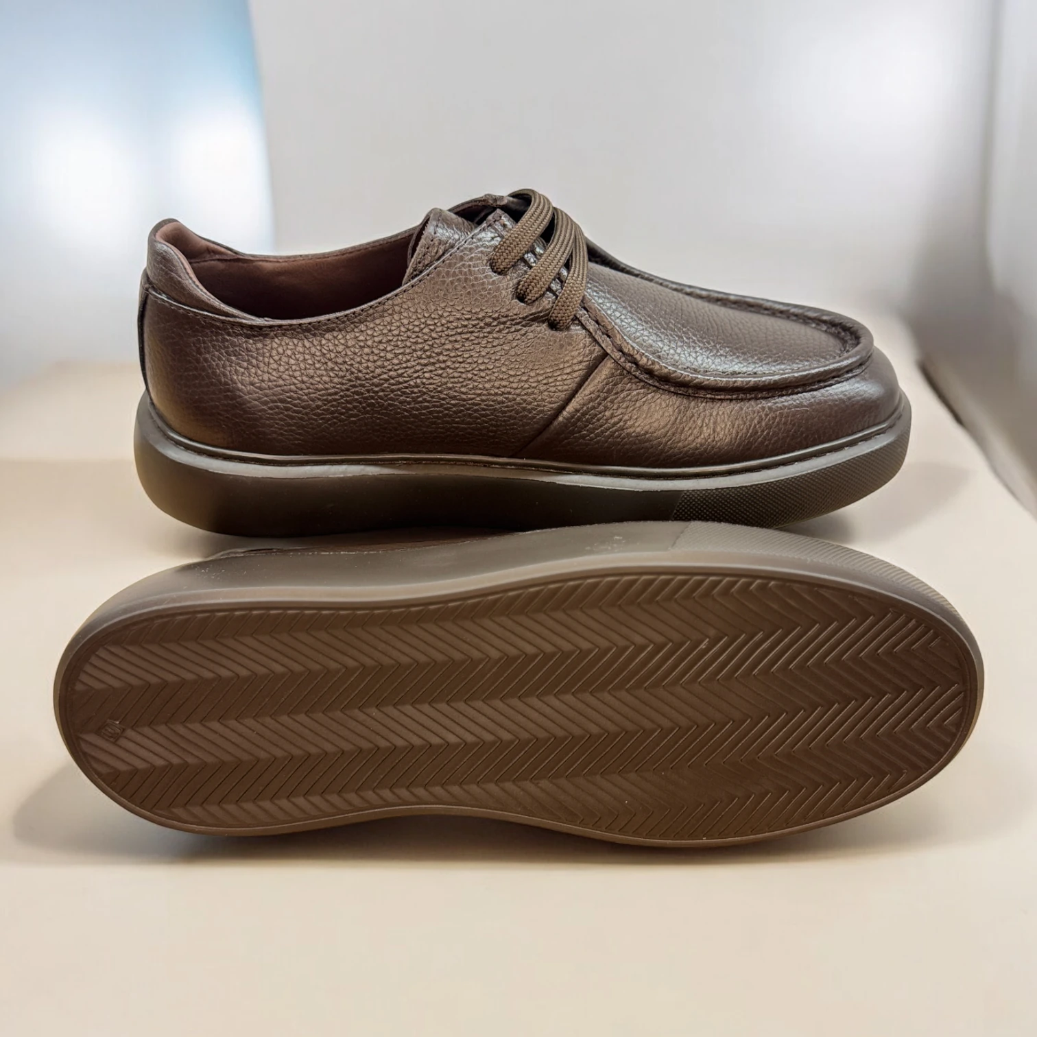 STEPMI HAKİKİ DERİ KAHVERENGİ CASUAL