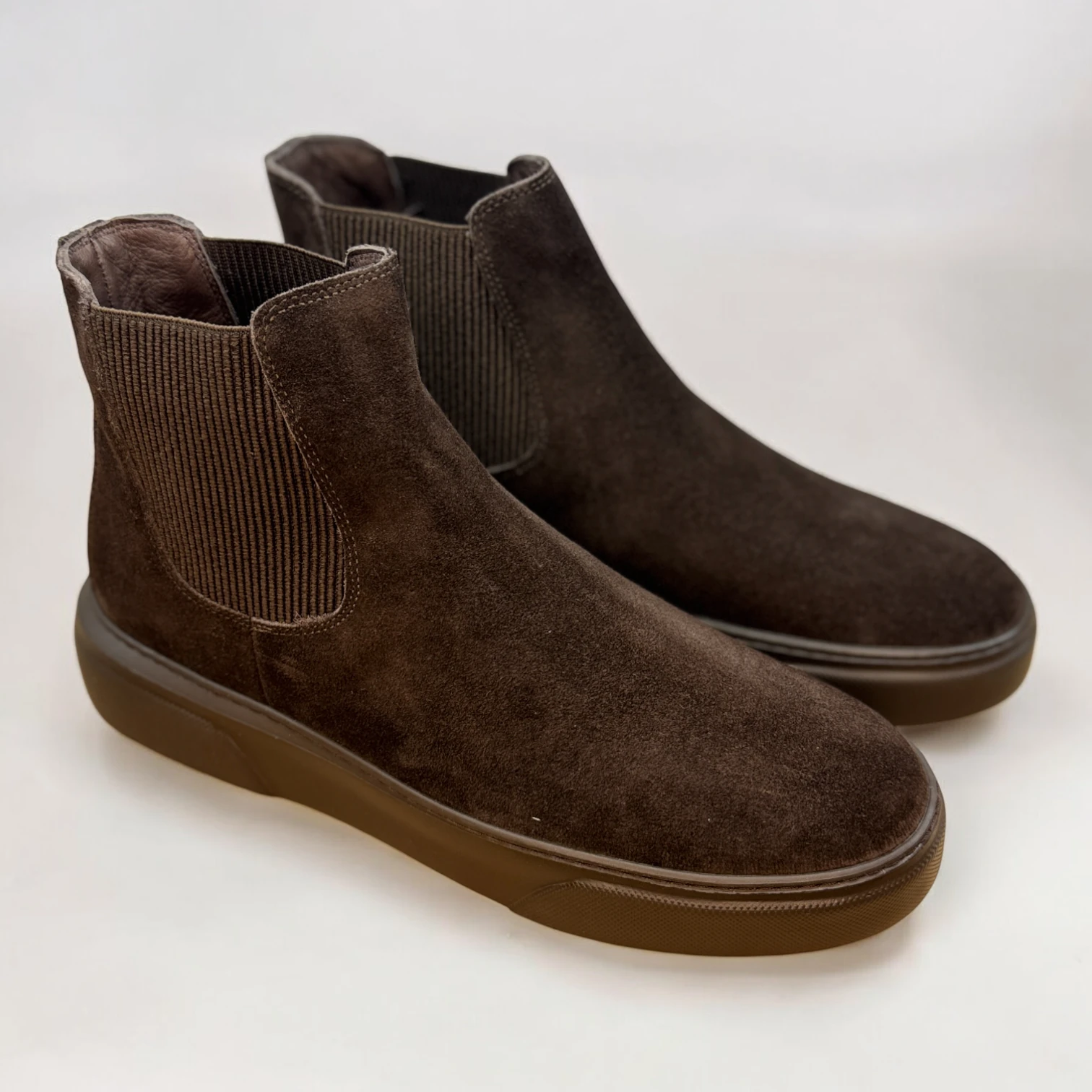 STEPMI HAKİKİ DERİ KAHVERENGİ SÜET BOT