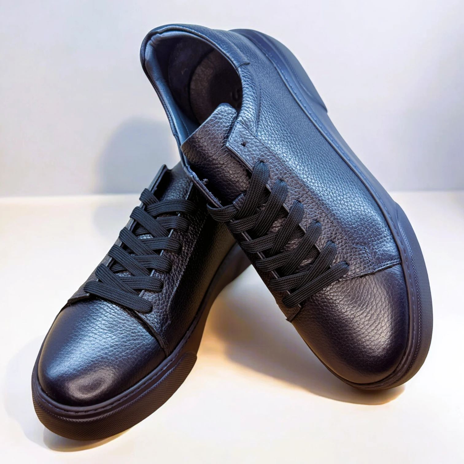 STEPMI HAKİKİ DERİ LACİVERT SNEAKER