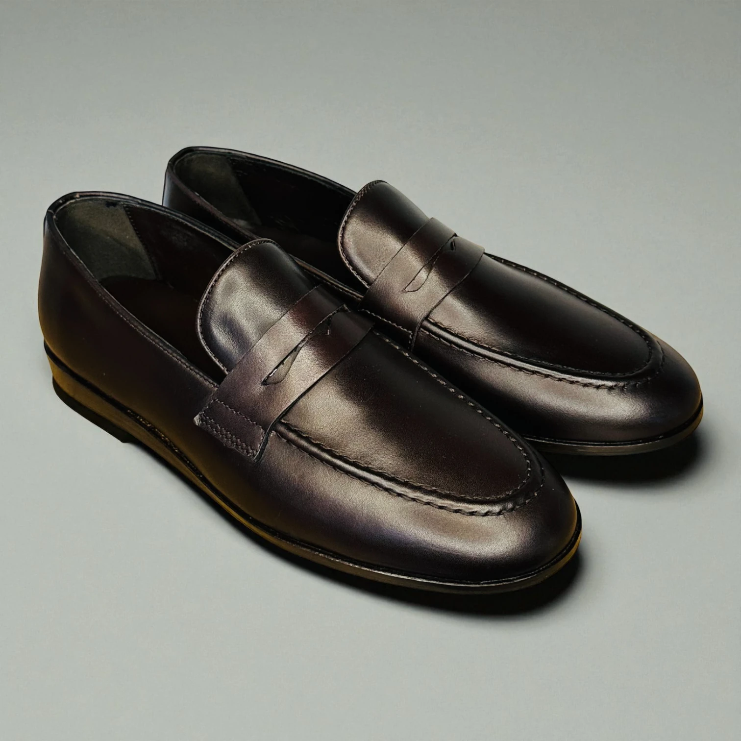 HAKİKİ DERİ KAHVERENGİ KLASİK LOAFER