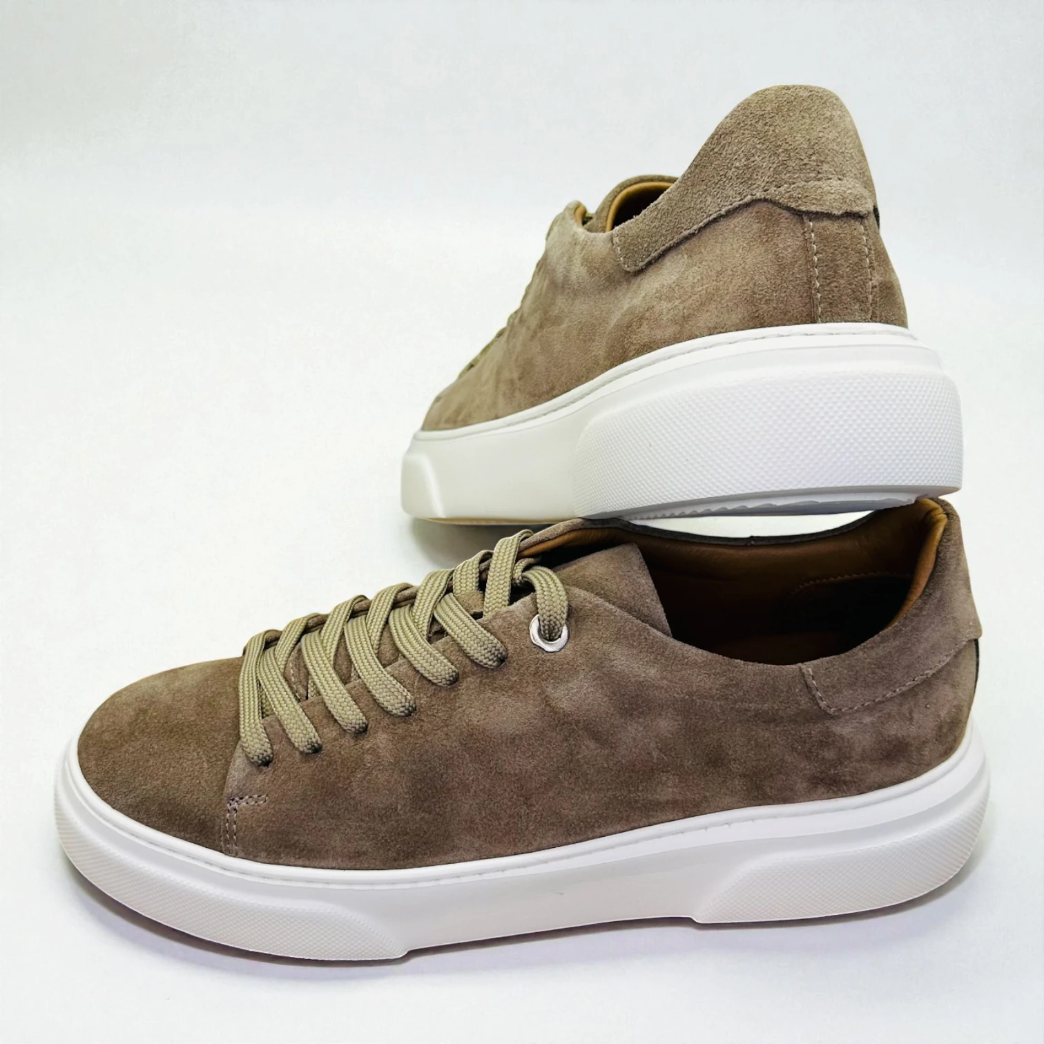 STEPMI HAKİKİ DERİ VİZON SÜET SNEAKER