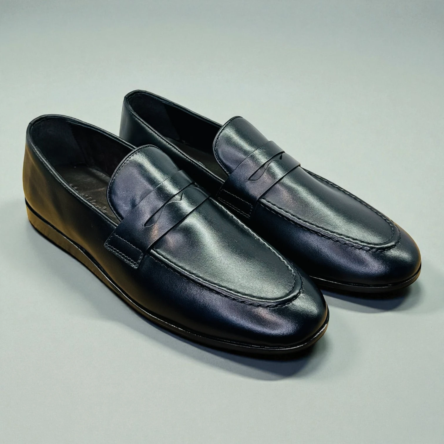 HAKİKİ DERİ SİYAH KLASİK LOAFER
