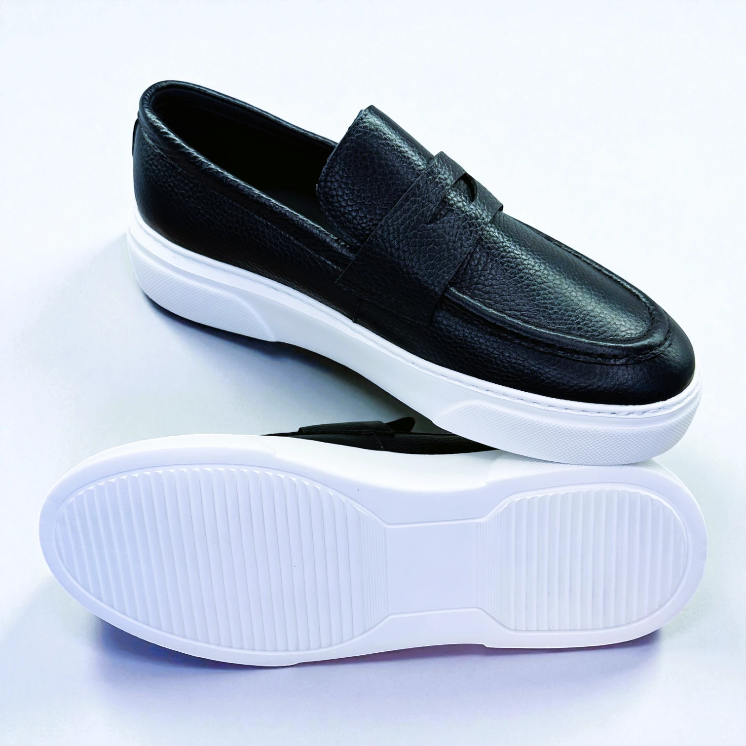 STEPMI HAKİKİ DERİ LACİVERT LOAFER