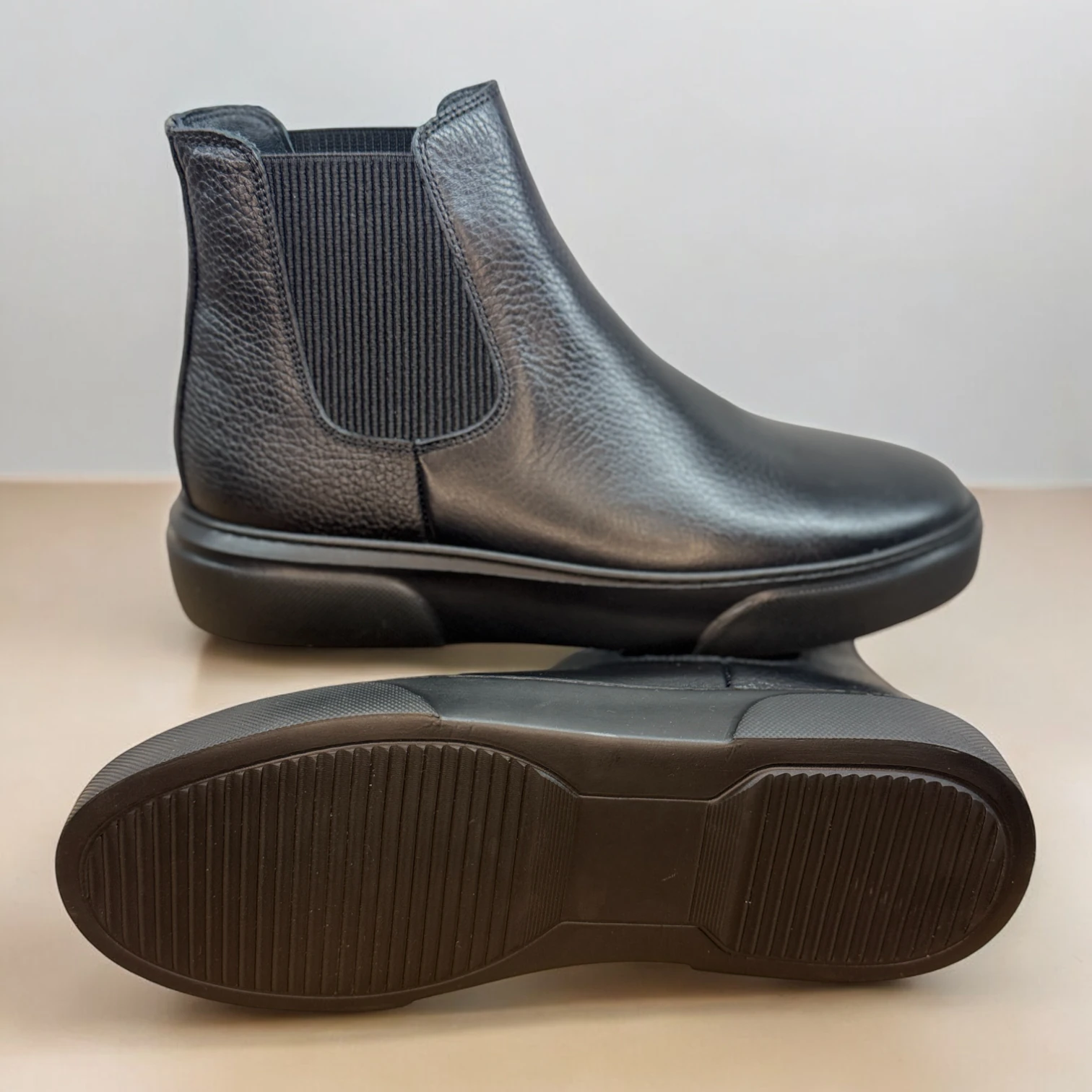 STEPMI HAKİKİ DERİ SİYAH BOT