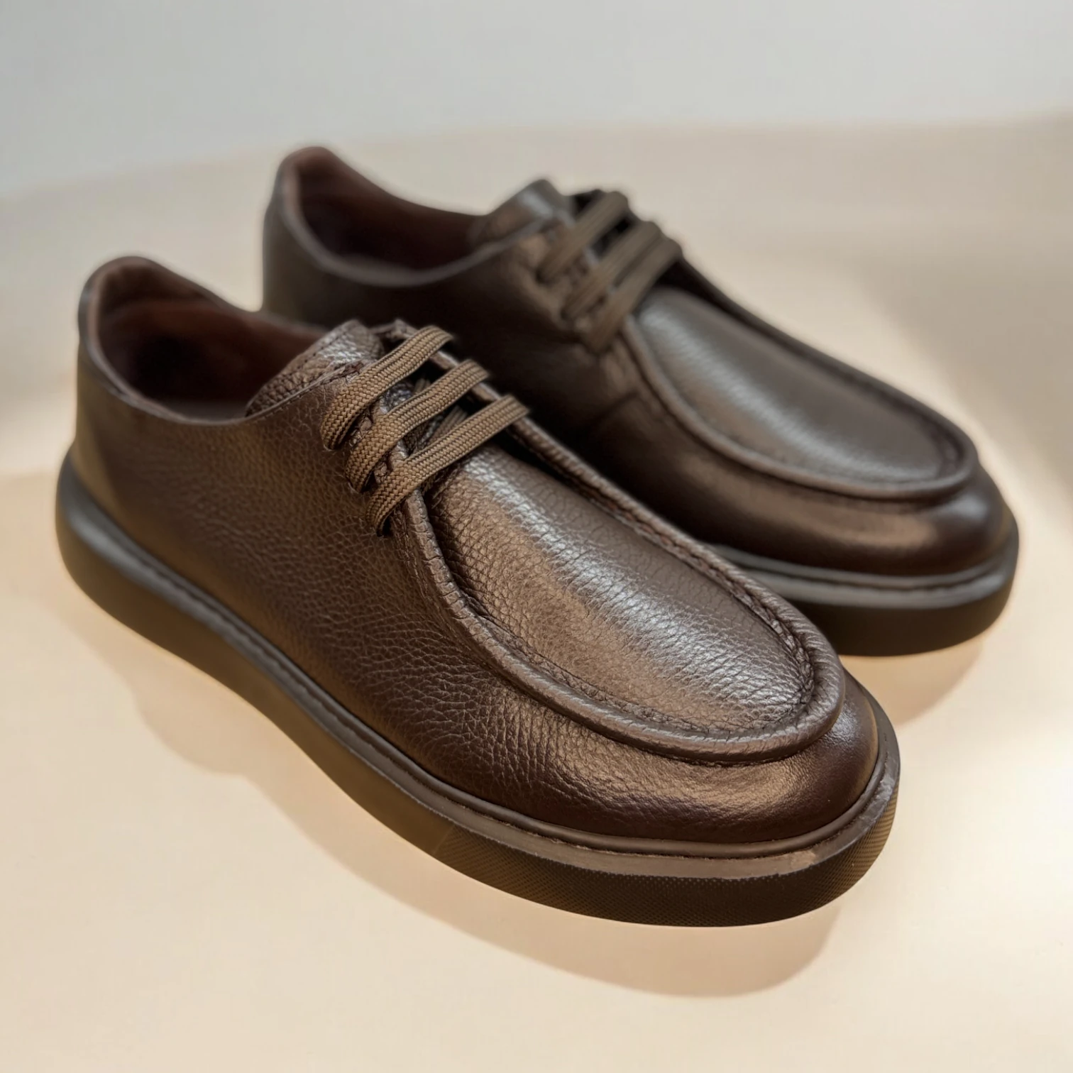 STEPMI HAKİKİ DERİ KAHVERENGİ CASUAL