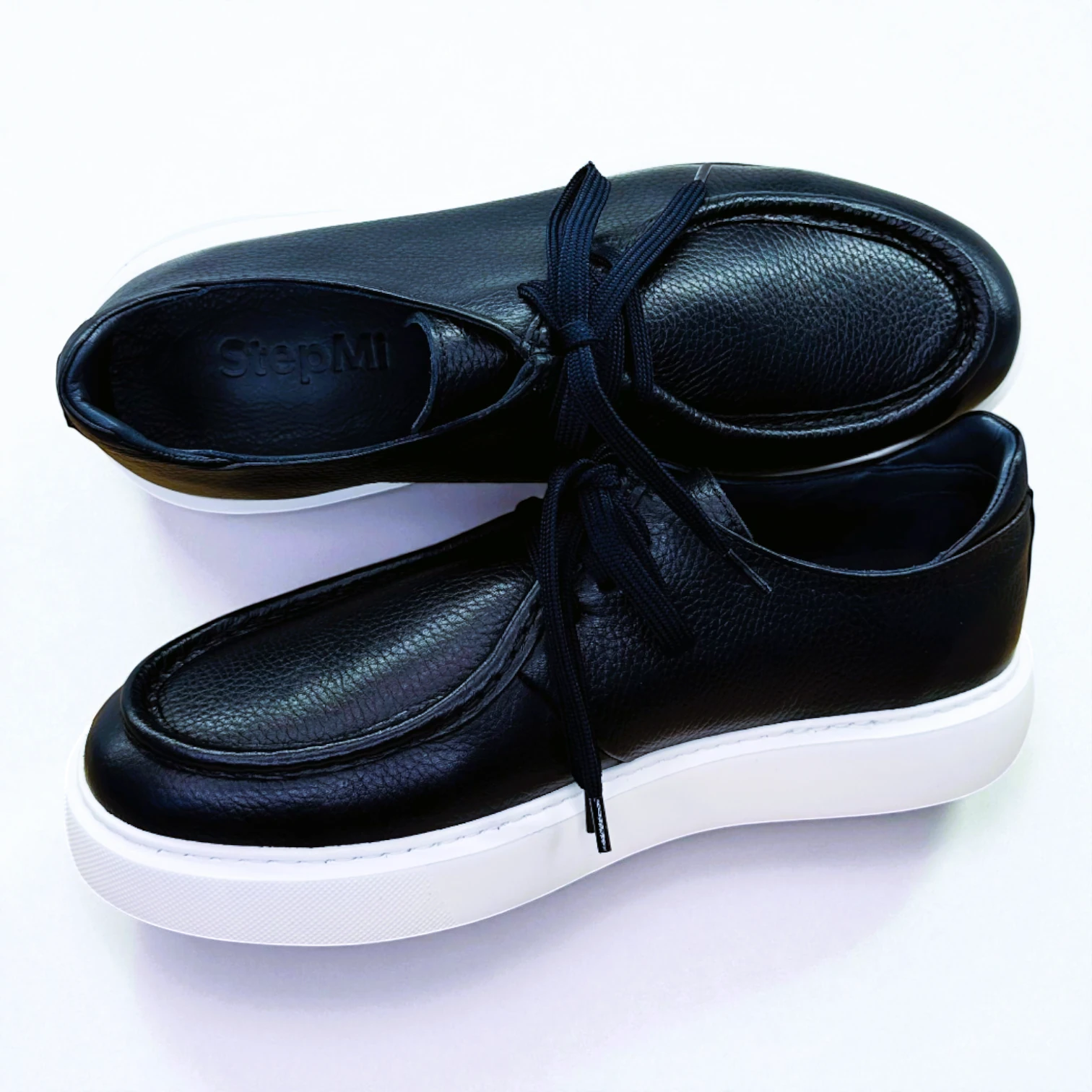 STEPMI HAKİKİ DERİ LACİVERT CASUAL