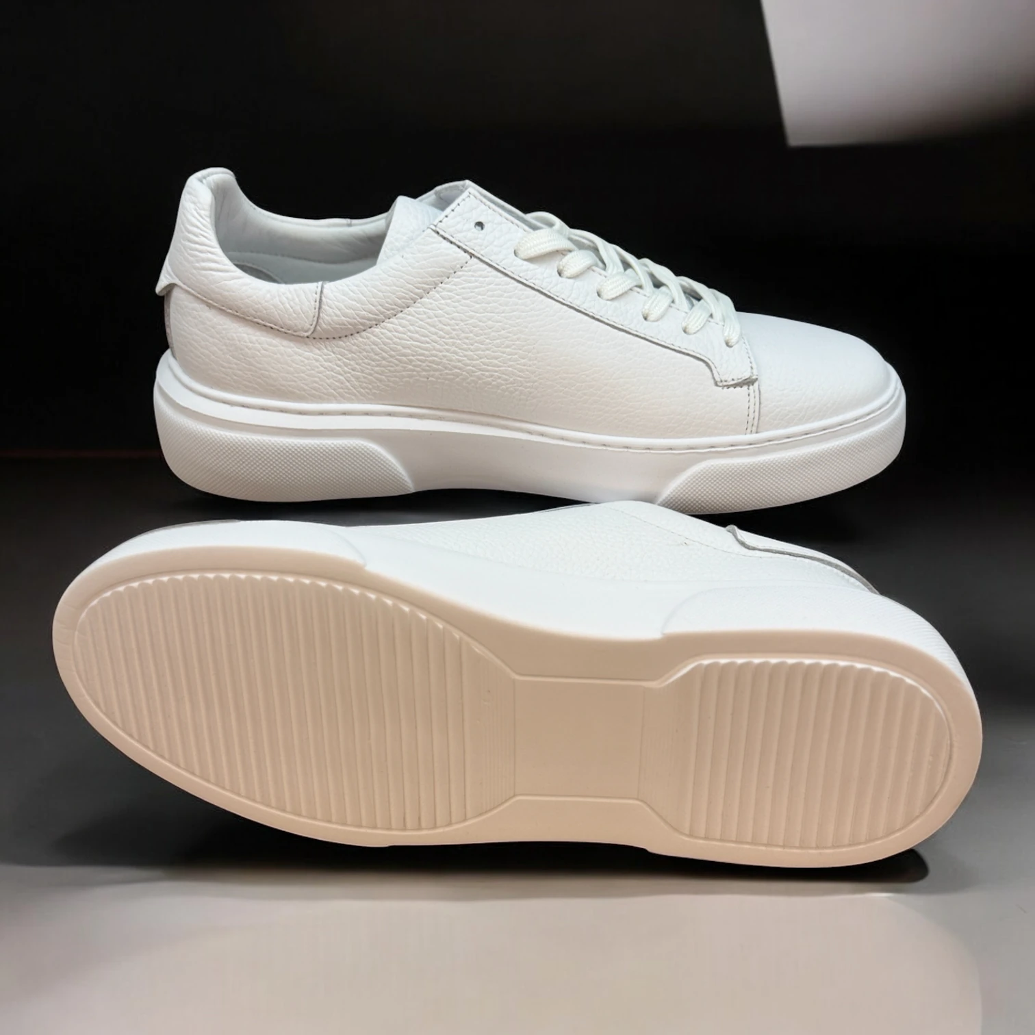 STEPMI HAKİKİ DERİ BEYAZ SNEAKER