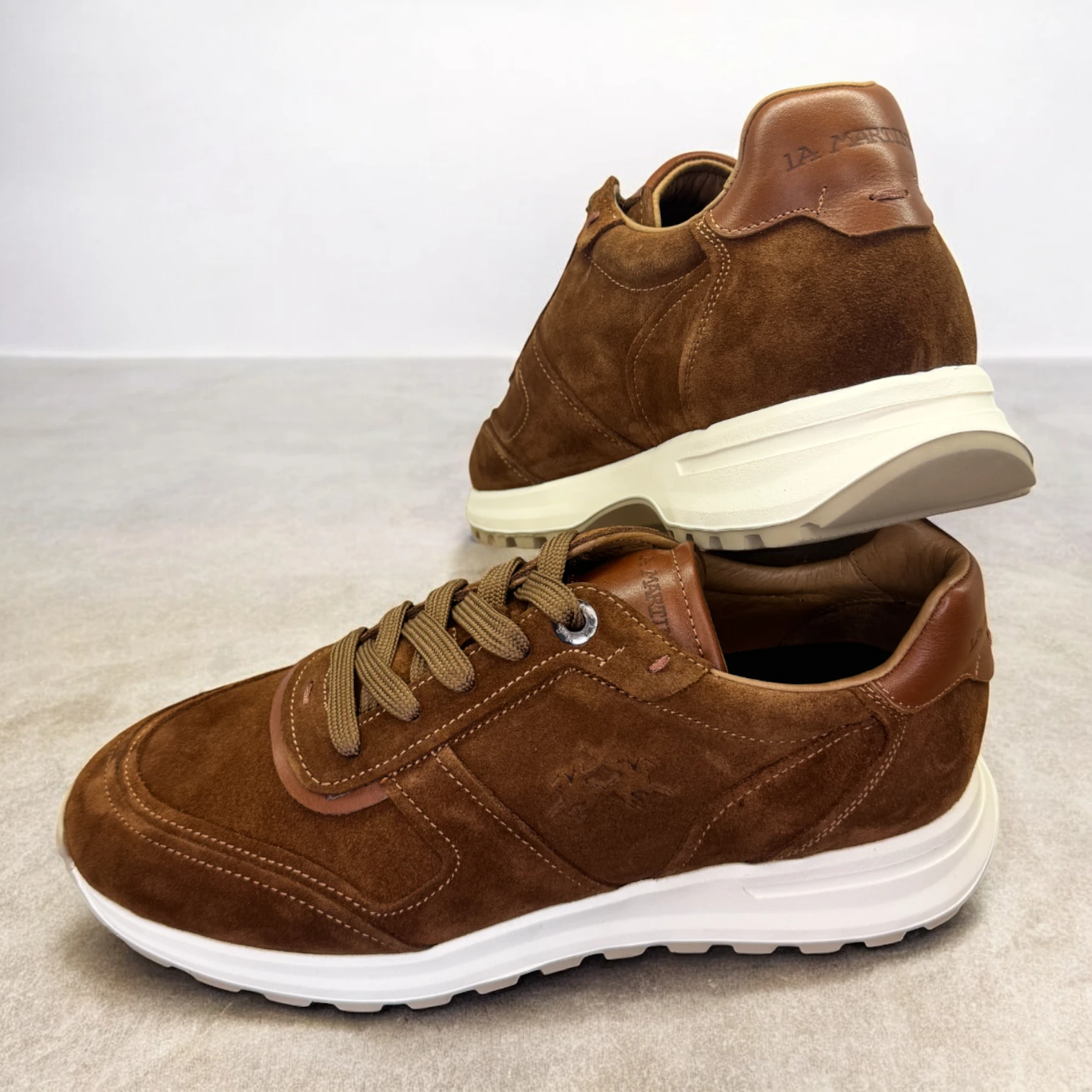 LA MARTINA HAKİKİ DERİ TABA SÜET SNEAKER