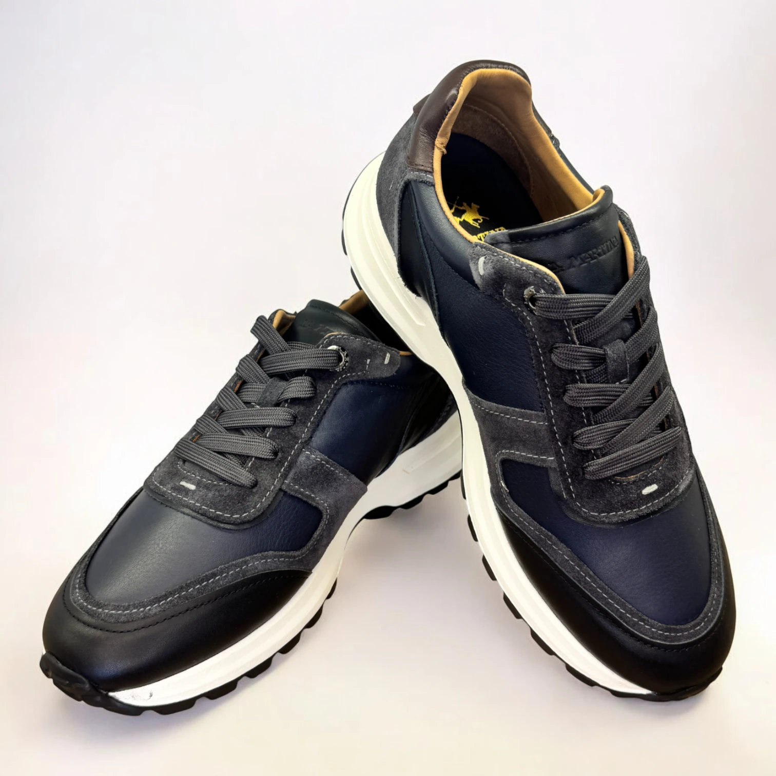 LA MARTINA HAKİKİ DERİ LACİVERT SNEAKER