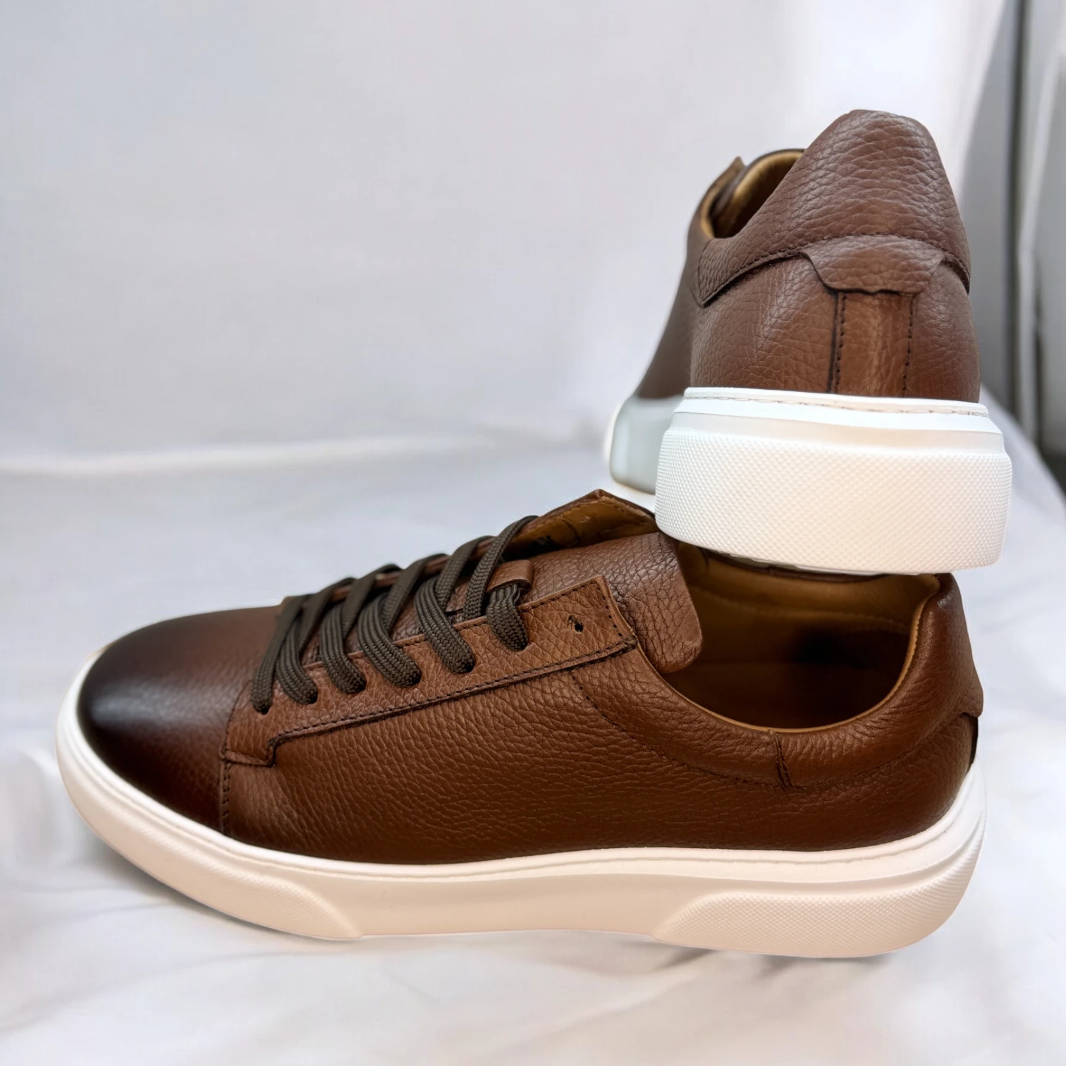 STEPMI HAKİKİ DERİ TABA SNEAKER