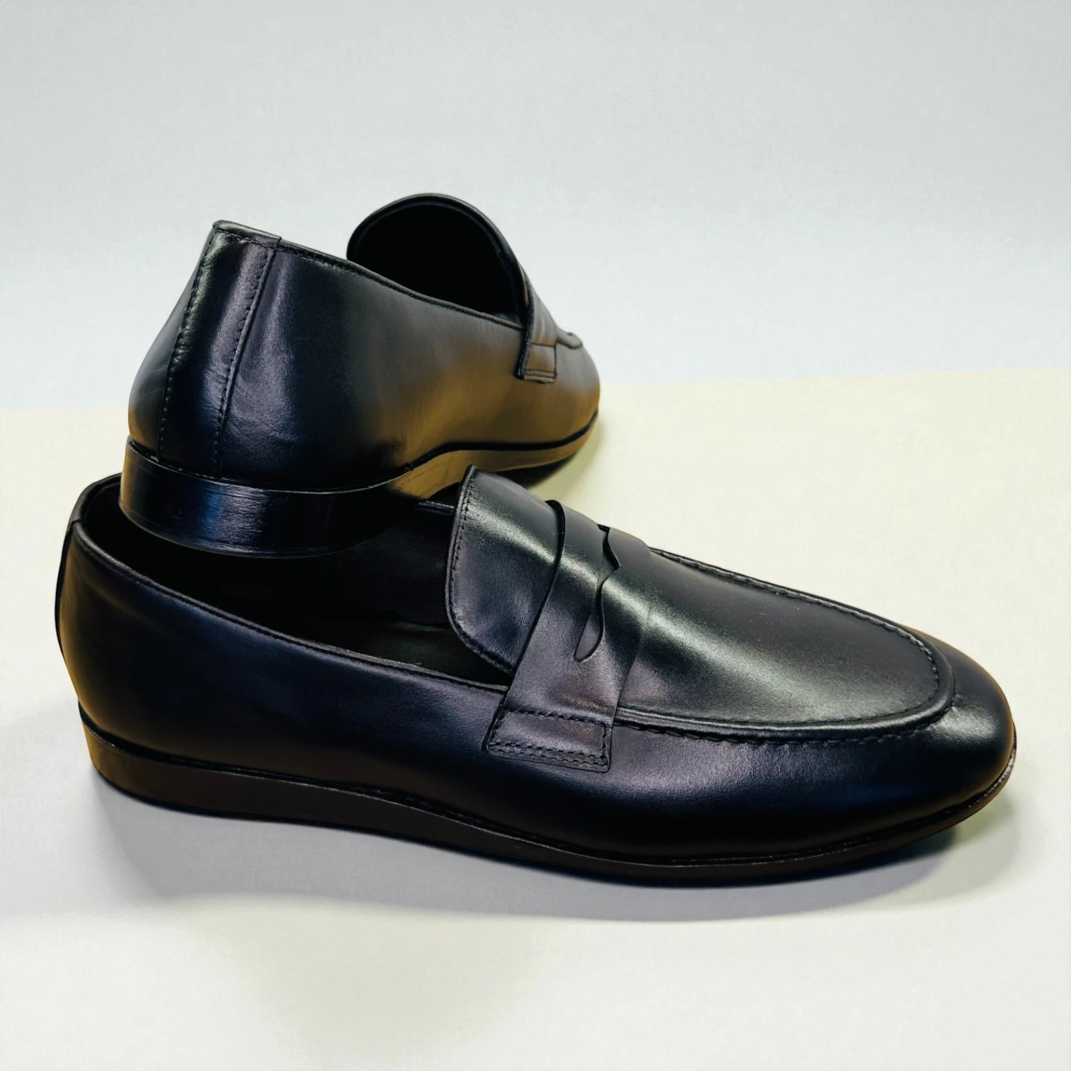 HAKİKİ DERİ SİYAH KLASİK LOAFER