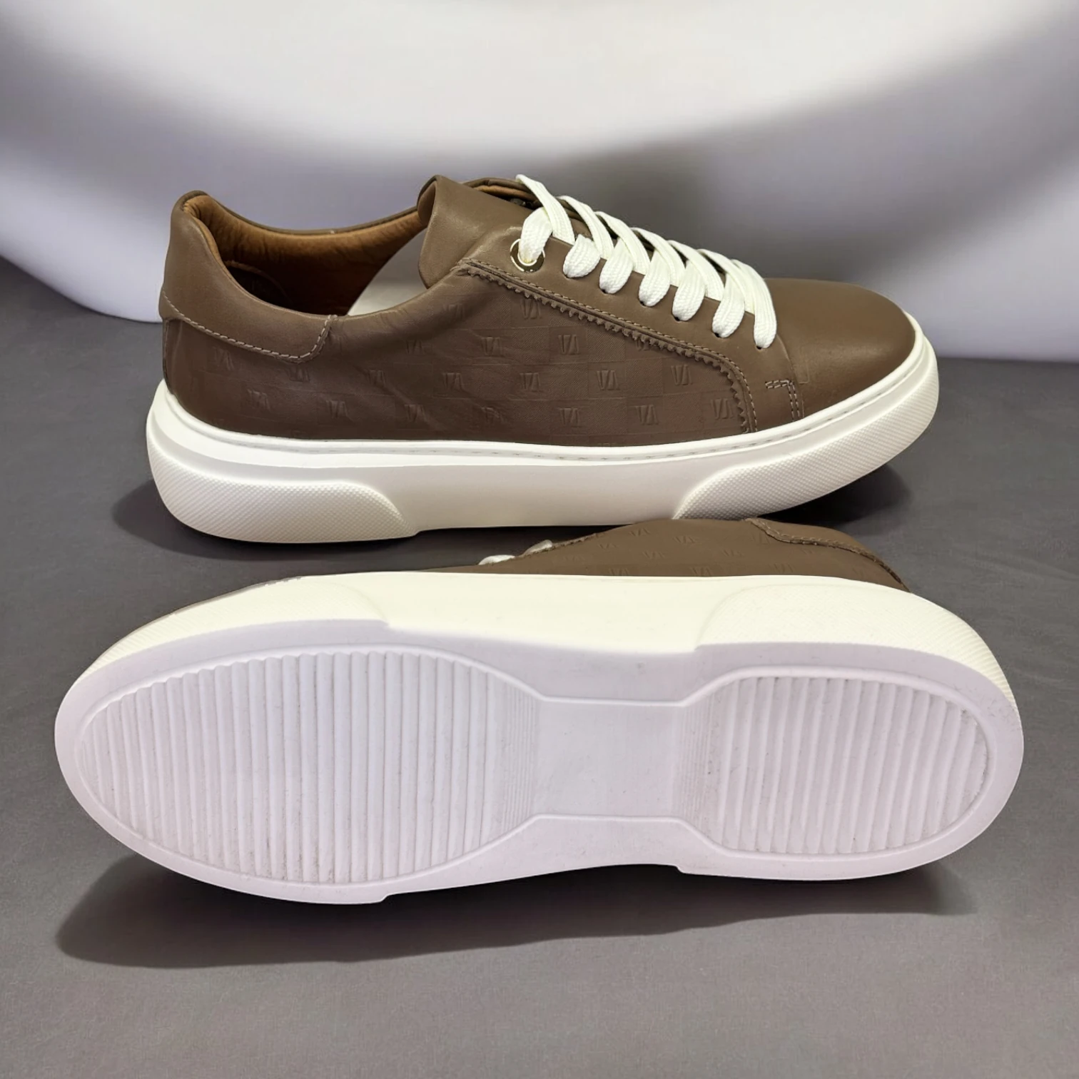 STEPMI HAKİKİ DERİ VİZON DESENLİ SNEAKER