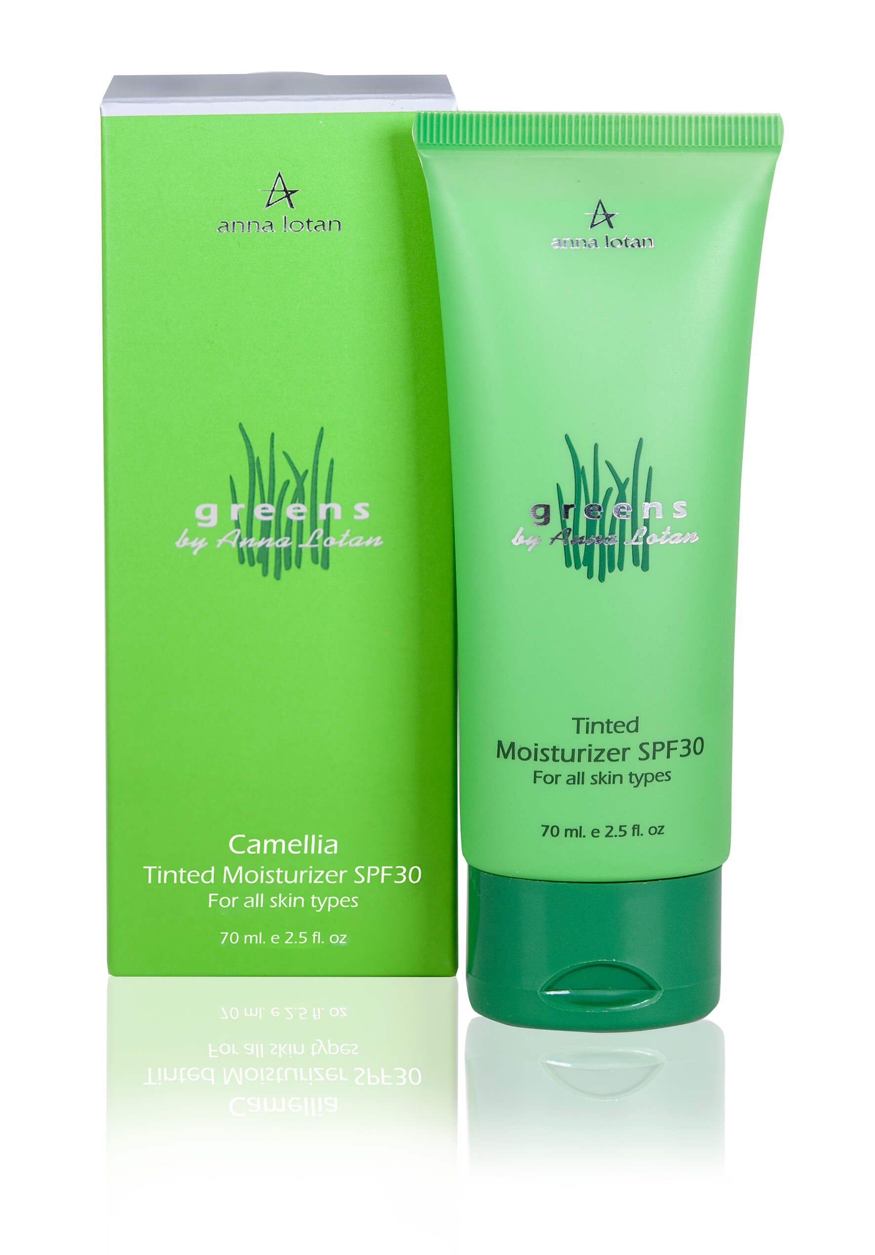 Greens Camellia Tinted Day Cream SPF30 (Olgun Ciltler İçin Renkli Güneş Kremi) 70ml