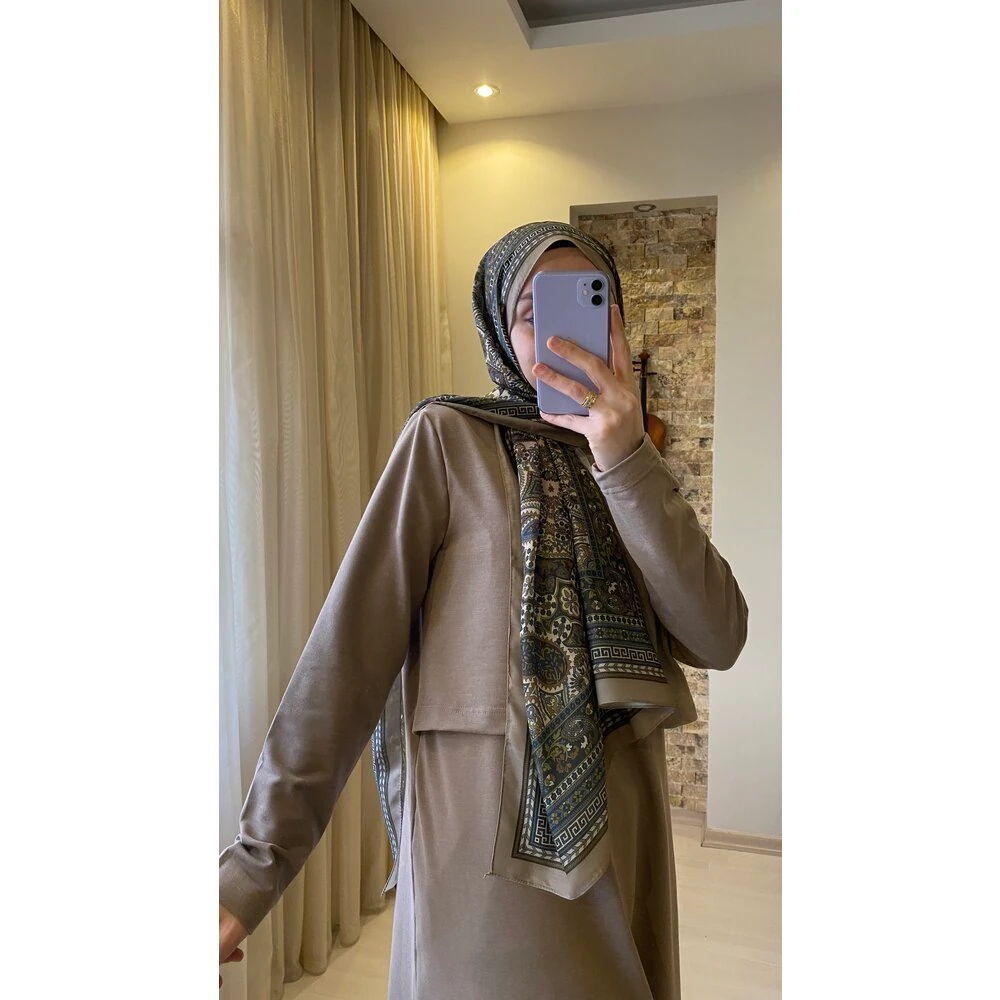 Mersha Mokka Emzirme Özellikli Tunik Lohusa Anneler İçin Pratik Tasarım