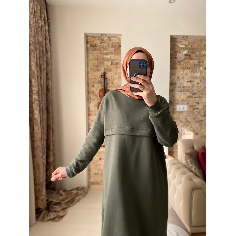 Oversize Tunik 100cm (Haki)