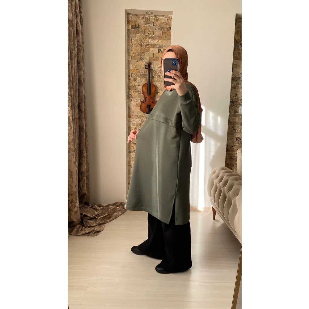 Oversize Tunik 100cm (Haki)