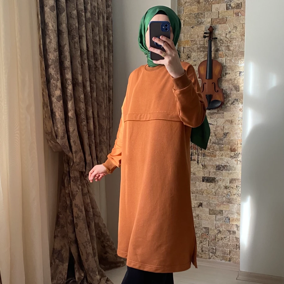 Oversize Tunik 100cm (Tarçın)