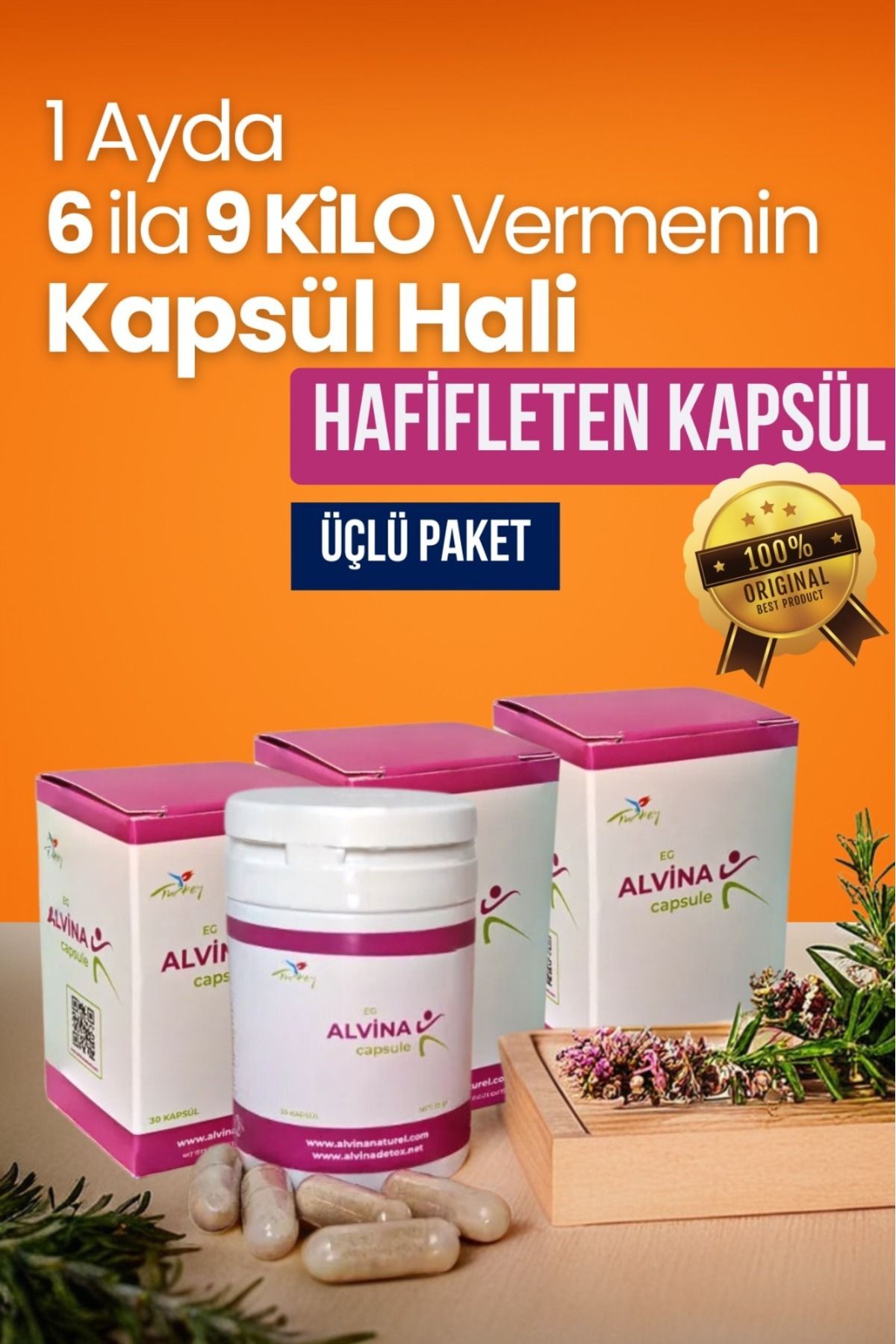 Alvina Kapsül Üçlü Paket