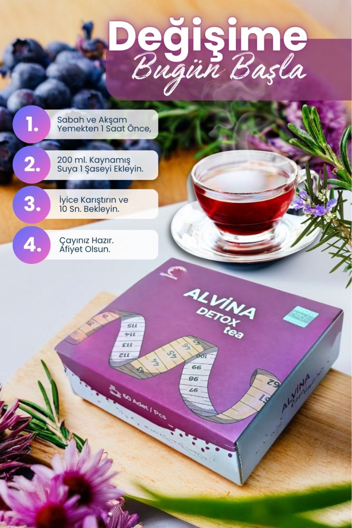 Alvina Tea Üçlü Paket