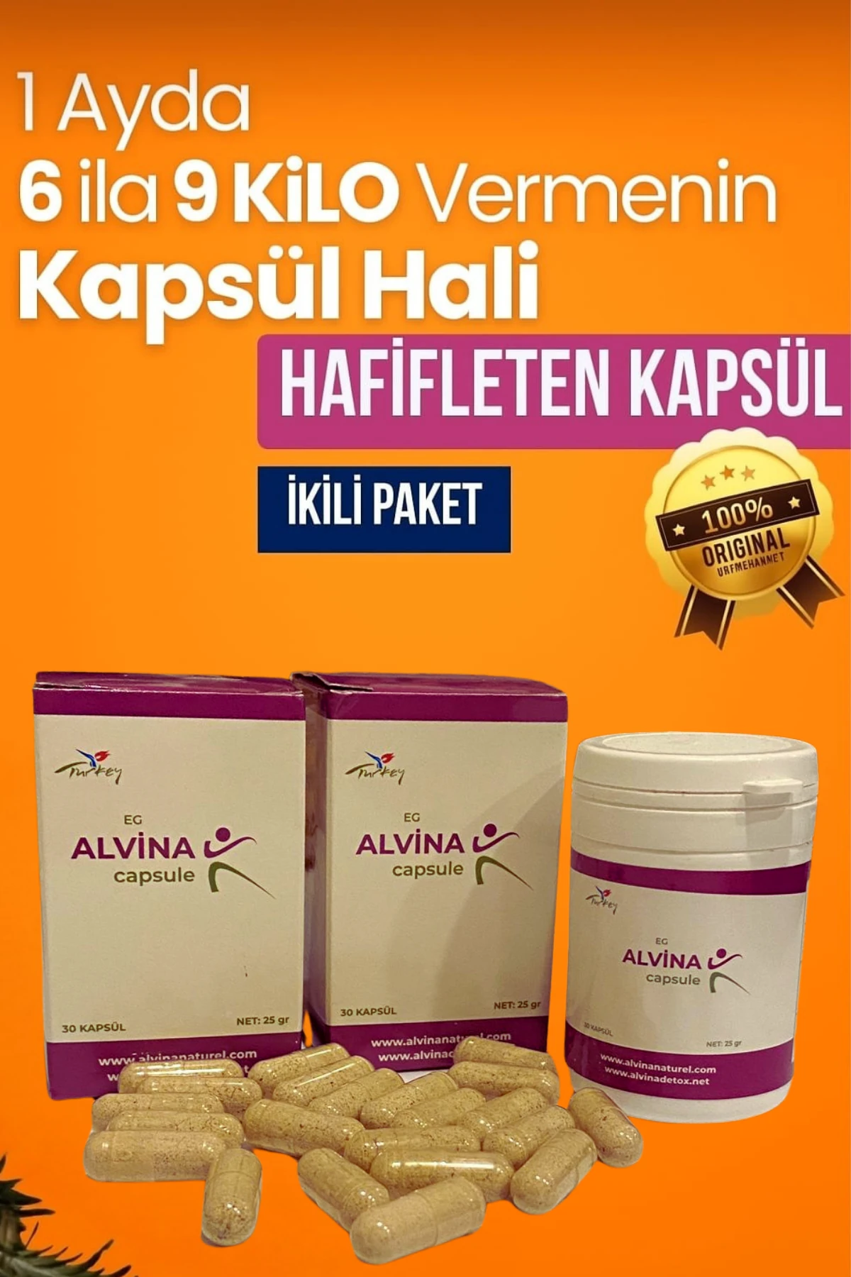 Alvina Kapsül Ikili Paket