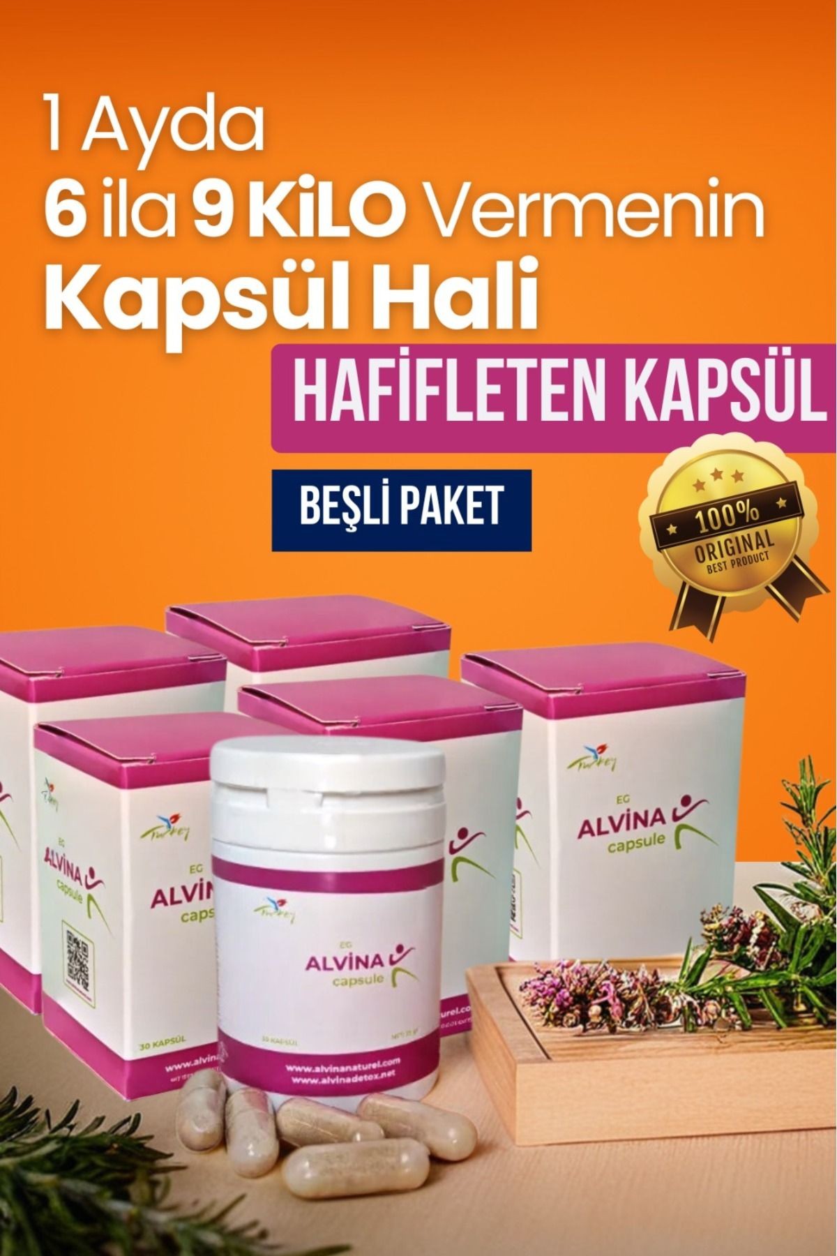 Alvina Kapsül Beşli Paket