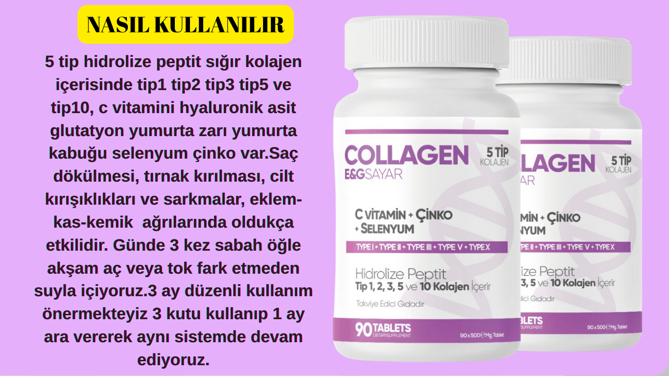 Alvina 1 Kapsül 1 Çay 1 Kolajen Süper Paket (3 lü paket)