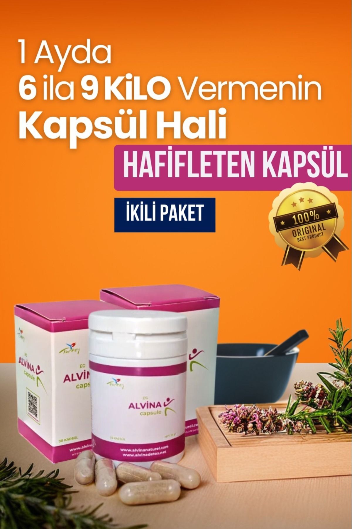 Alvina Kapsül Ikili Paket