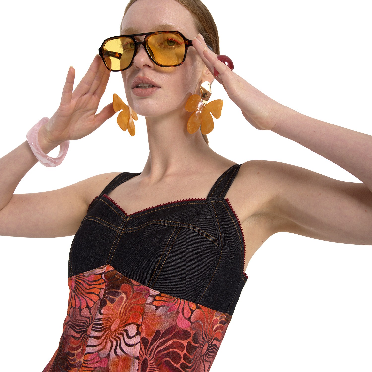 Hibiscus Midi Dress