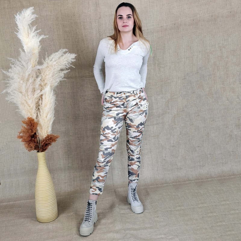 Five-Pocket Camo Pants