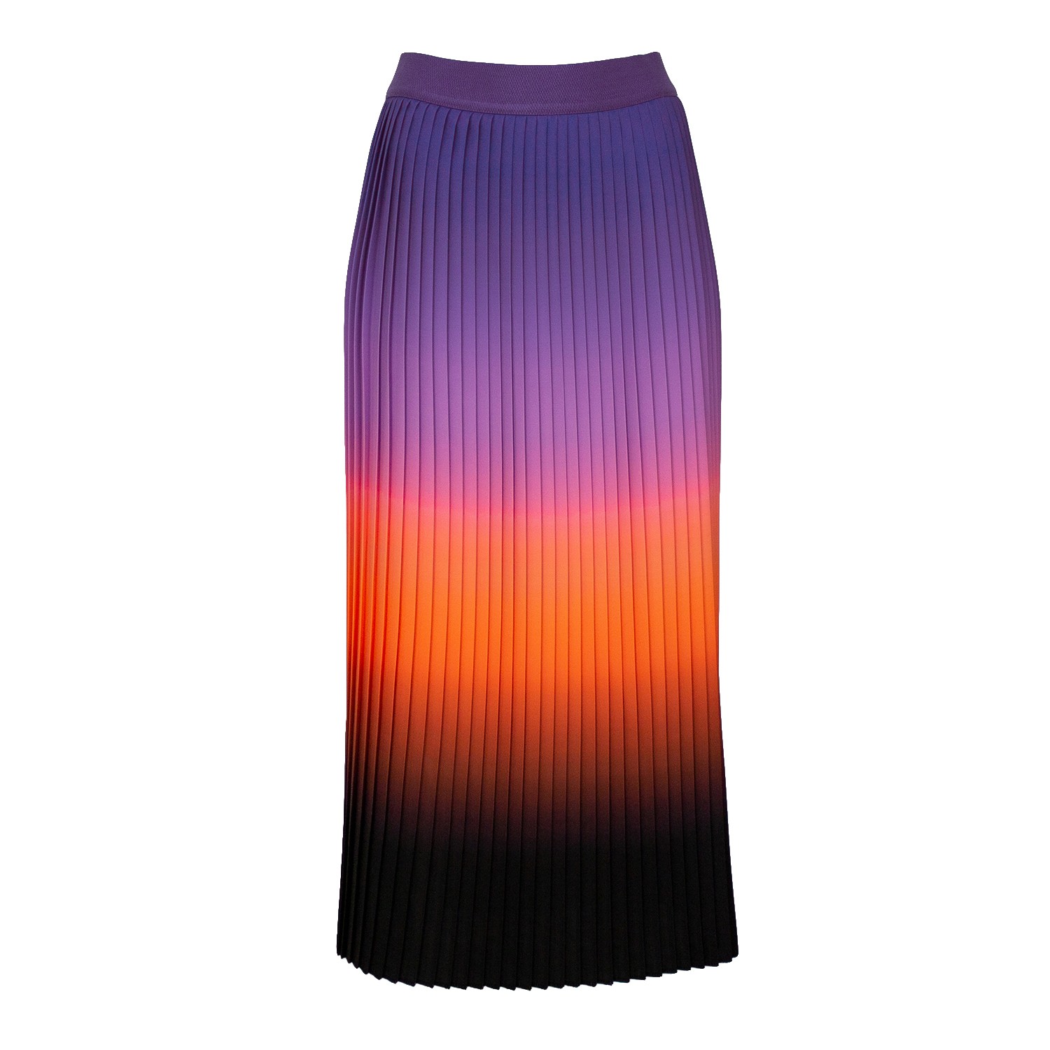 Maxi Pleated Ombre Skirt