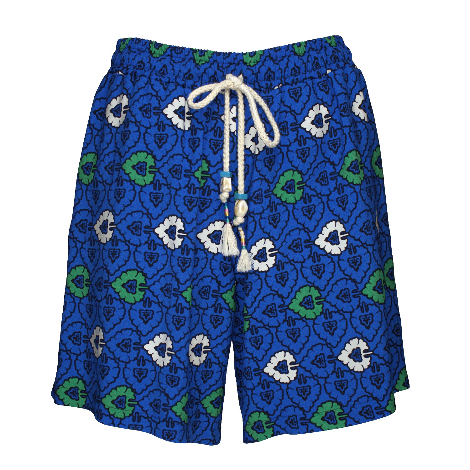 Abstract Print Viscose Short