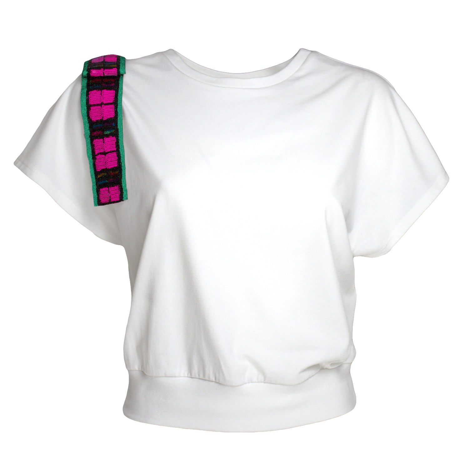 T-Shirt Established With A Sequined Bow