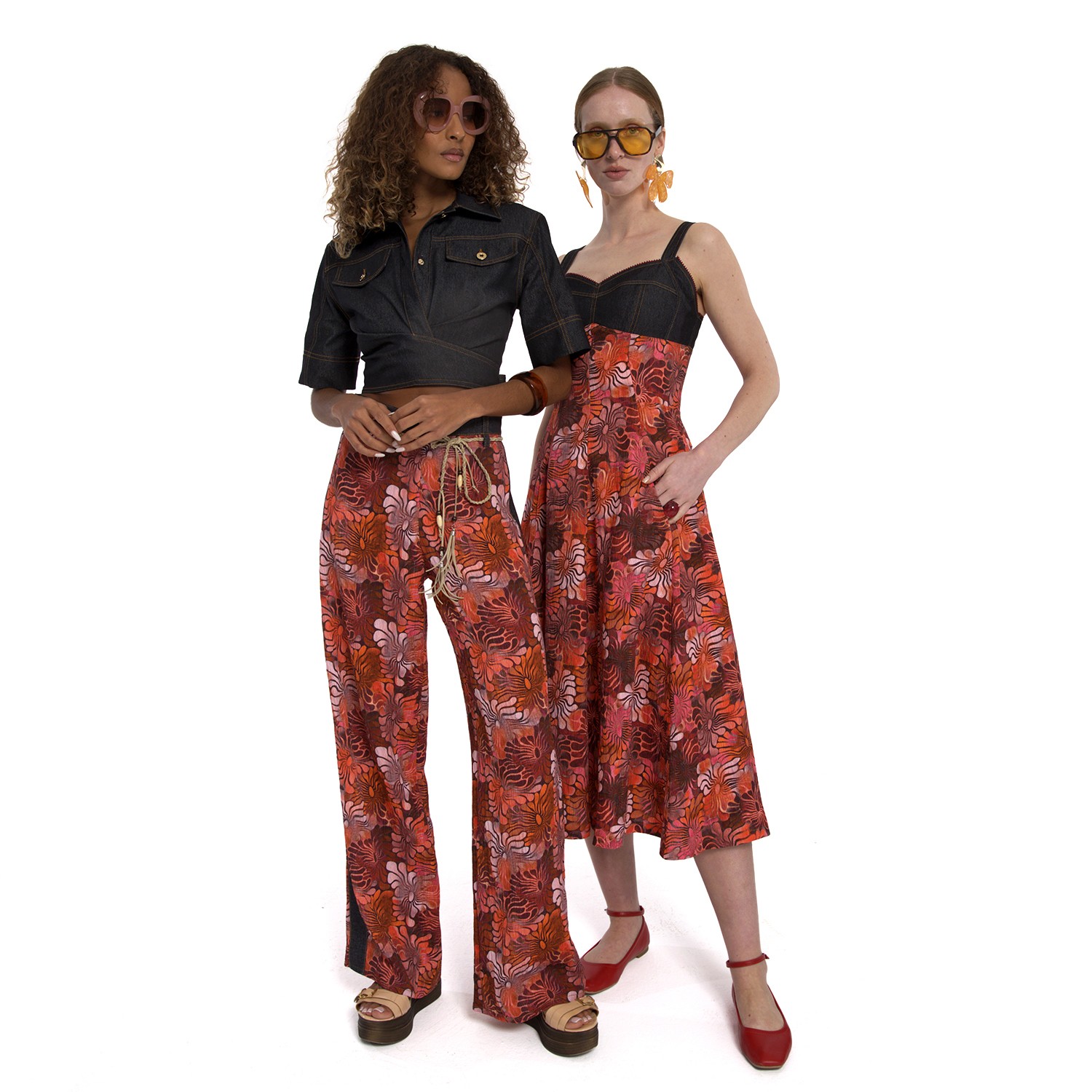 Hibiscus Midi Dress