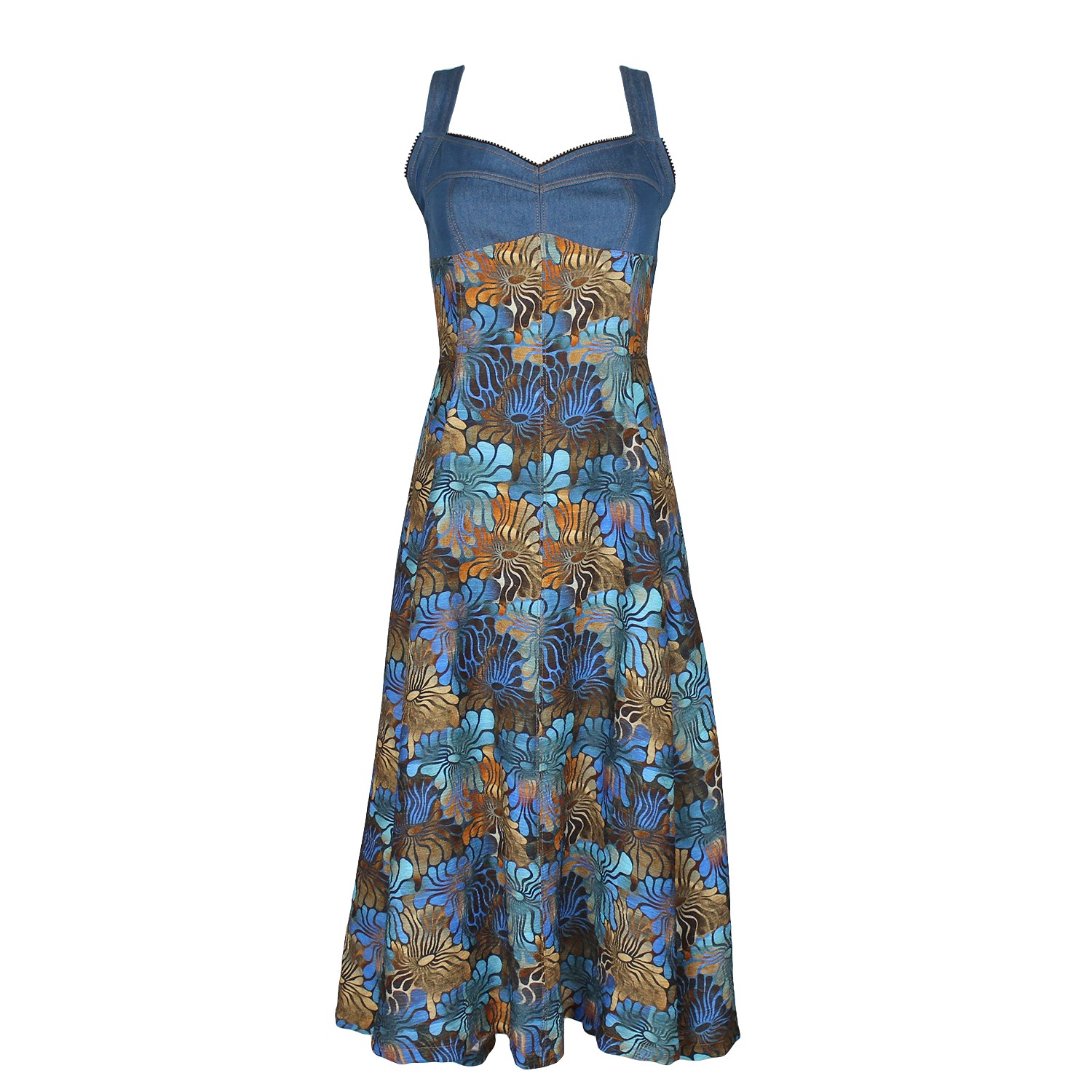 Indigo Midi Dress