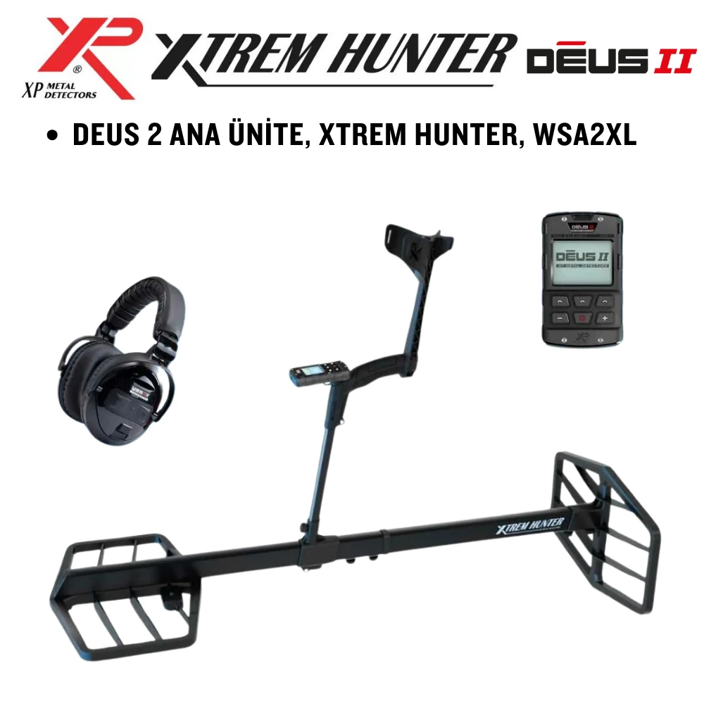 XP XTrem Hunter Dedektör - XTR-115, DEUS2 RC ve WSA2XL İle