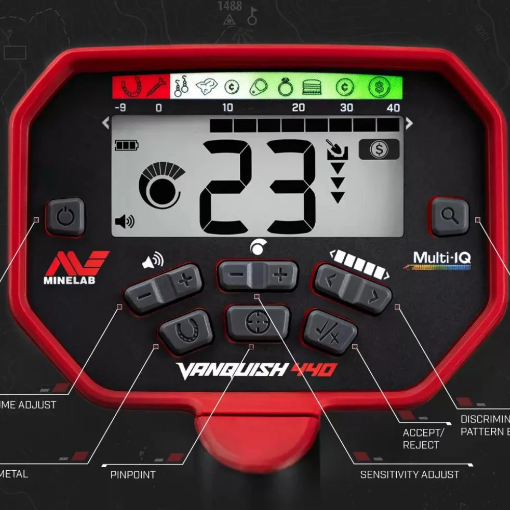 Minelab Vanquish 440 Multi Frekans Metal Dedektör (VLF)