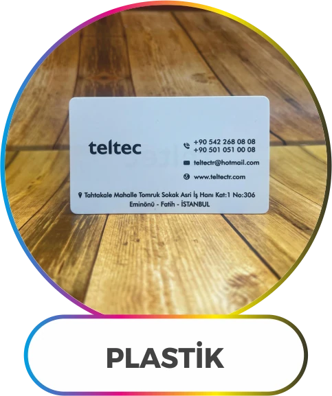 Kartvizit - PLASTİK KAARTVİZİT OPAK 500 ADET