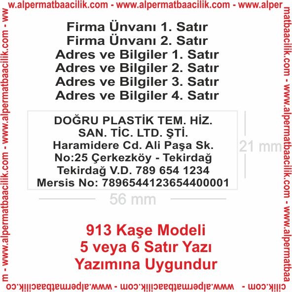 913 Şirket Kaşesi