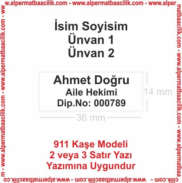 911 İsim Kaşesi