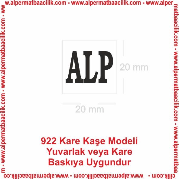 922 Kare Kaşe