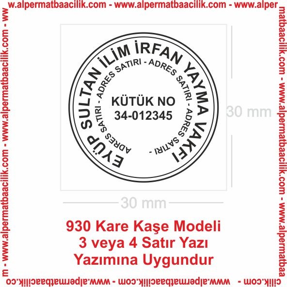 930 Kare Kaşe