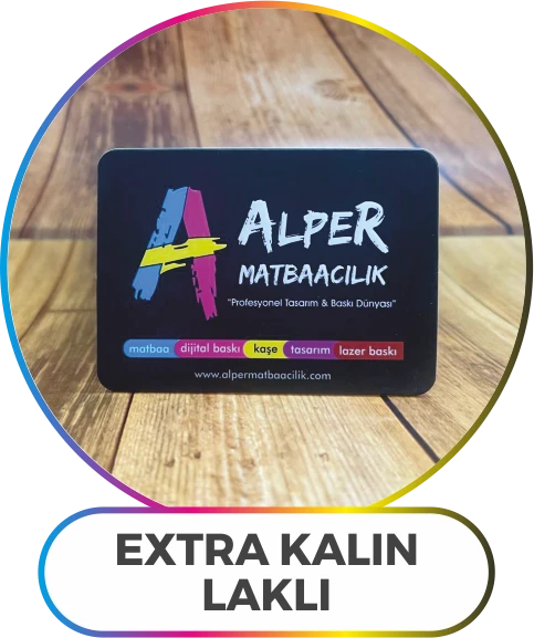 Kartvizit - SIVAMALI KABARTMA LAKLI 700 GR 1000 ADET