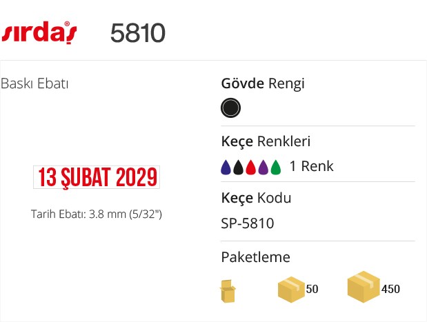 5810 Tarih Kaşesi